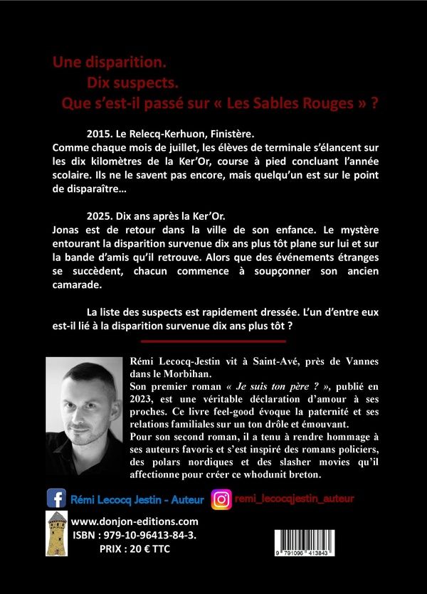 Quatrième de couverture de « Les sables rouges »
