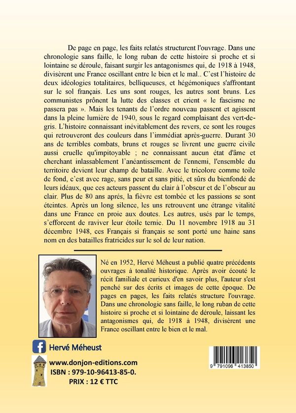 Quatrième de couverture de « LAFFRONTEMENT - 1918 - 1948 : COMMUNISME & FASCISME EN FRANCE »