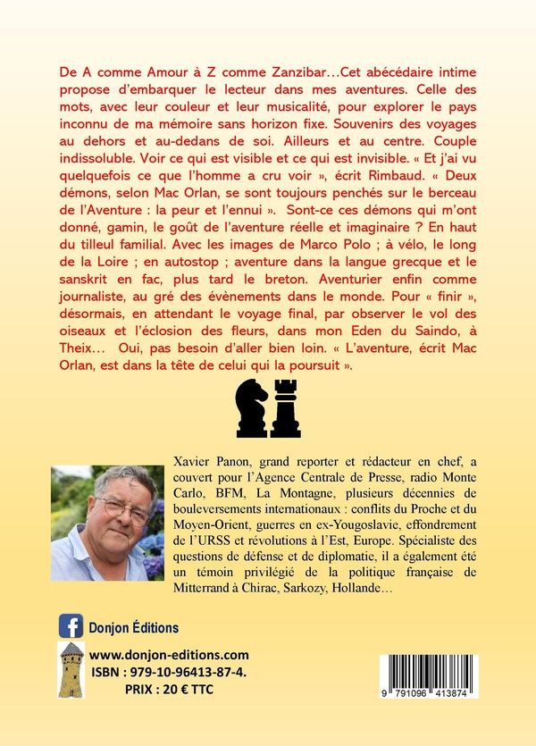 Quatrième de couverture de « AMOURS ET ZANZIBAR »