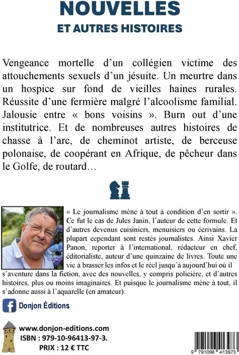 Quatrième de couverture de « Nouvelles et autres histoires »