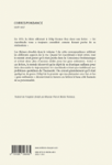 Quatrième de couverture de « SRI AUROBINDO, DILIP KUMAR ROY - CORRESPONDANCE (1936-1937) »