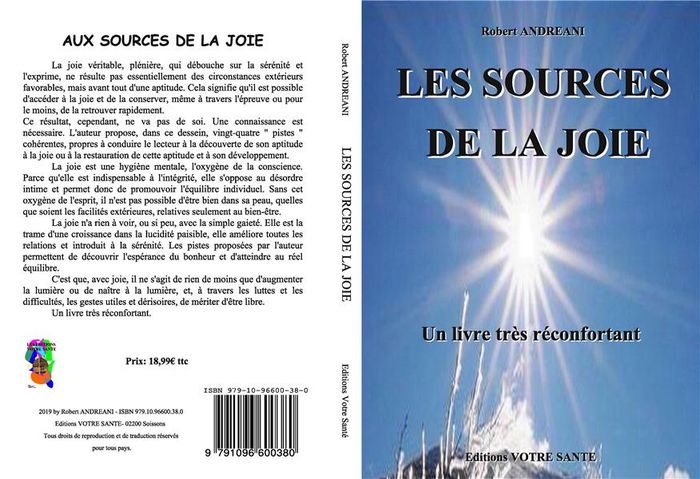 Quatrième de couverture de « LES SOURCES DE LA JOIE »