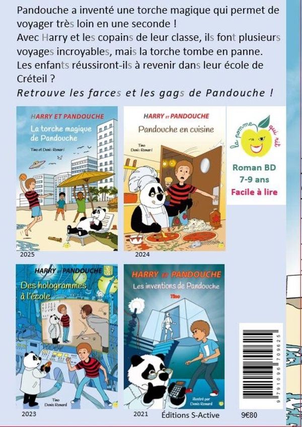 Quatrième de couverture de « La torche magique de Pandouche »