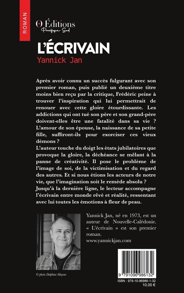 Quatrième de couverture de « L'ECRIVAIN »