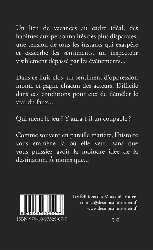 Quatrième de couverture de « TRAIT D'UNION MORTEL »