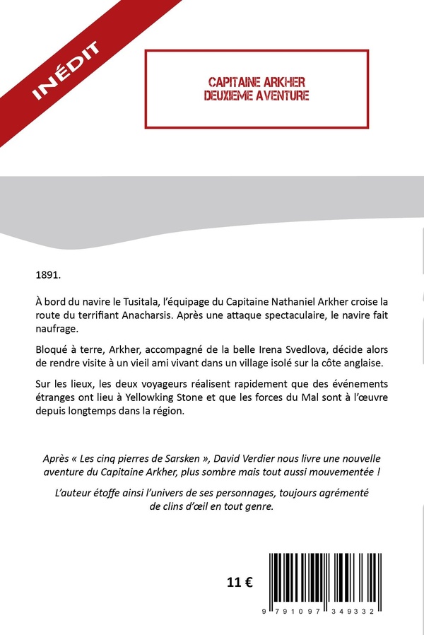 Quatrième de couverture de « La bataille de Yellowking Stone »