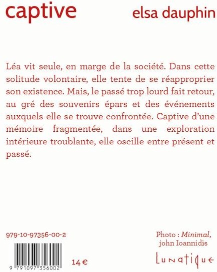 Quatrième de couverture de « CAPTIVE »