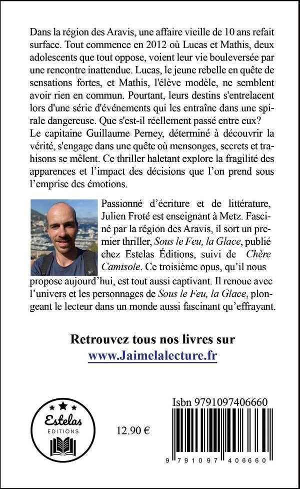 Quatrième de couverture de « Sous la surface : cold case »