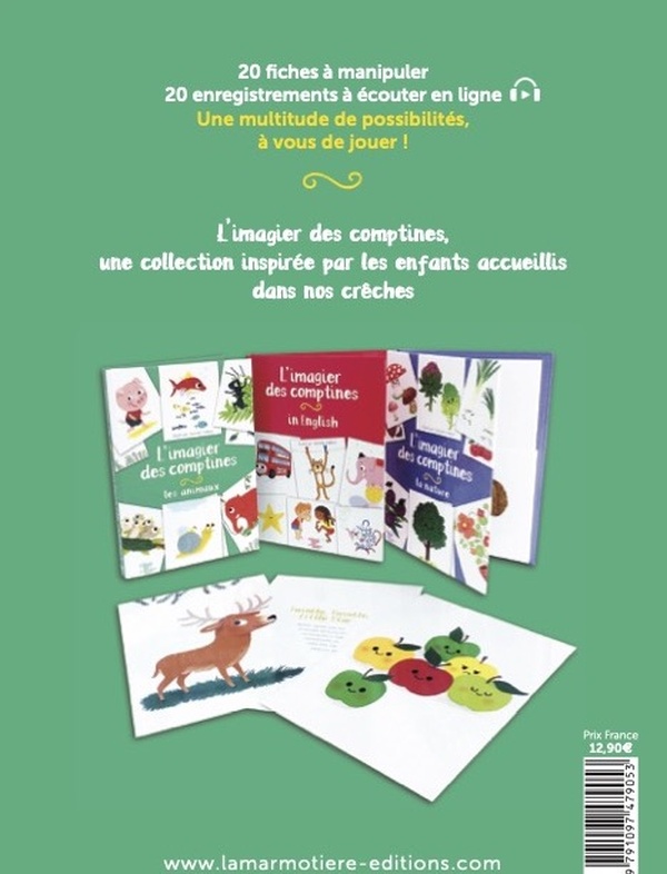 Quatrième de couverture de « L'imagier des comptines : les animaux »