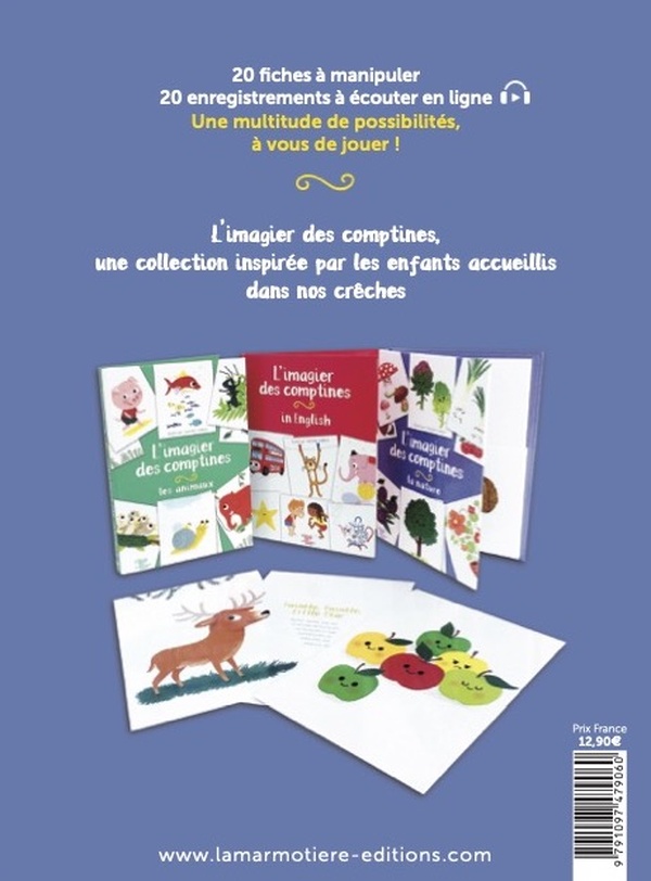 Quatrième de couverture de « L'imagier des comptines : la nature »