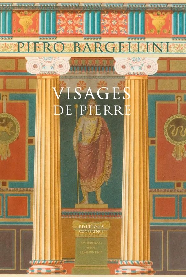 Couverture du livre « Visages de pierre » de Piero Bargellini, librairie Les Contes Infusés à Corte