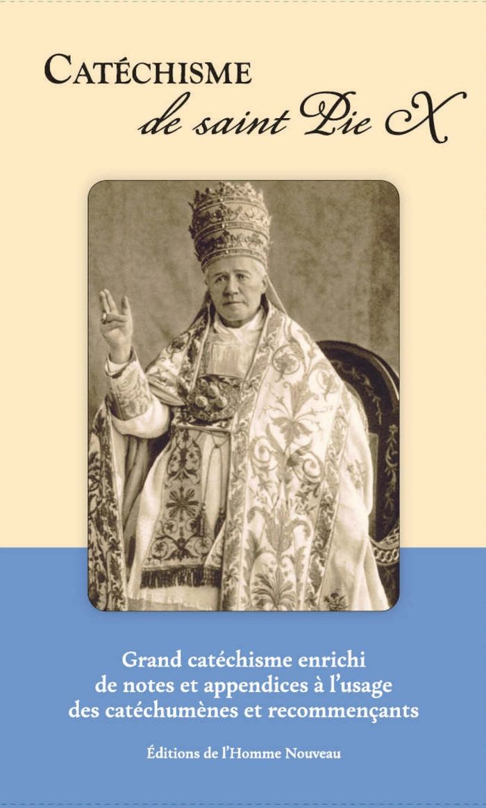 Couverture du livre « Grand catéchisme : enrichi de notes et appendices à l'usage des catéchumènes et recommençants » de Église catholique, librairie Les Contes Infusés à Corte