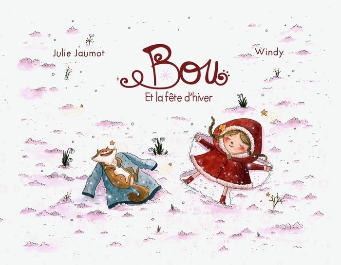 Couverture du livre « Bou et la fête d'hiver » de Julie Jaumot, librairie Les Contes Infusés à Corte