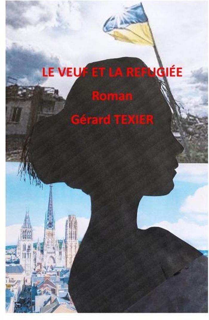Couverture du livre « Le veuf et la réfugiée : roman », librairie Les Contes Infusés à Corte