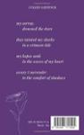 Quatrième de couverture de « my sorrow drowned the stars »