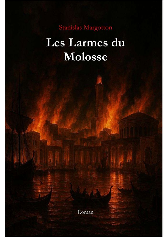 Couverture du livre « Les larmes du molosse » de Stanislas Margotton, librairie Les Contes Infusés à Corte