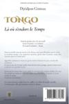 Quatrième de couverture de « Tongo : Là où s'endort le temps »