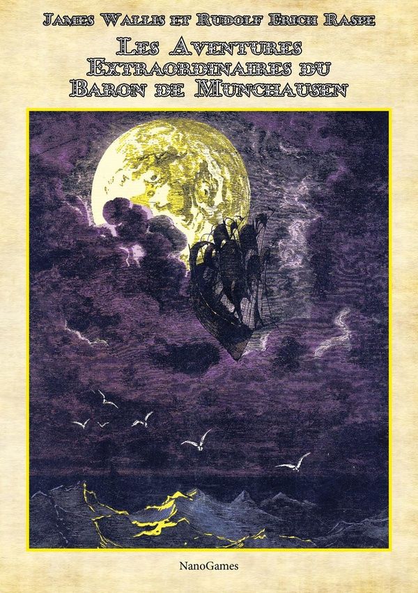 Couverture du livre « LES AVENTURES EXTRAORDINAIRES DU BARON DE MUNCHAUSEN » de Wallis/raspe/dore, librairie Les Contes Infusés à Corte