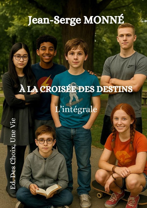 Couverture du livre « À la croisée des destins : l'intégrale » de Jean-Serge Monné, librairie Les Contes Infusés à Corte