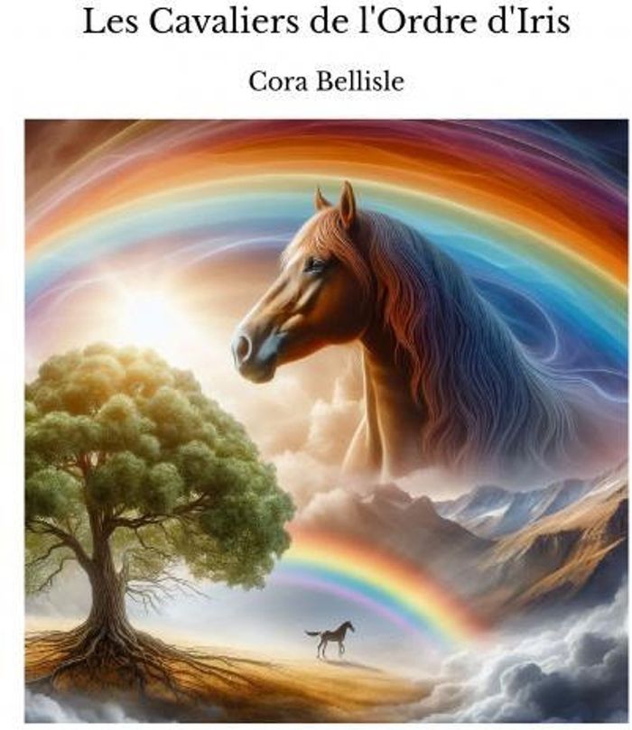 Couverture du livre « Les cavaliers de l'ordre d'Iris » de Cora Bellisle, librairie Les Contes Infusés à Corte