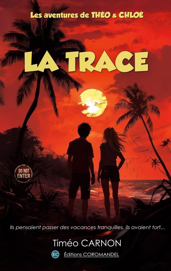Couverture du livre « La trace » de Timéo Carnon, librairie Les Contes Infusés à Corte