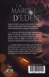Quatrième de couverture de « La marque d'Eden »
