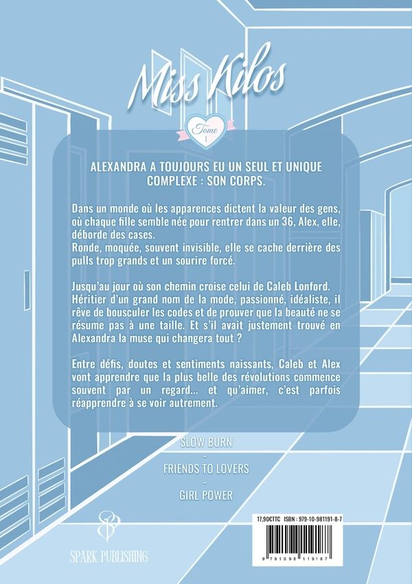 Quatrième de couverture de « Miss Kilos »