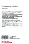 Quatrième de couverture de « UN PISSENLIT SUR LE BITUME »