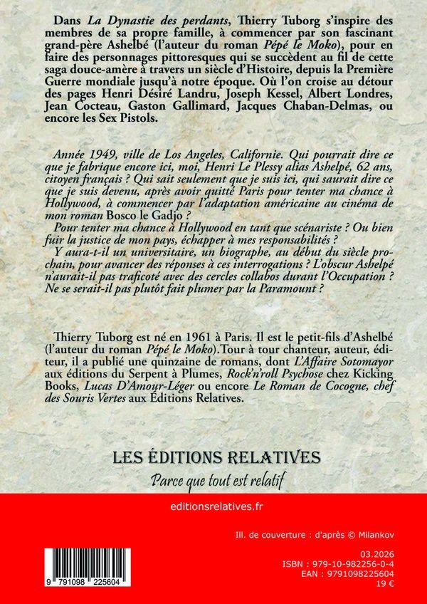 Quatrième de couverture de « La dynastie des perdants »