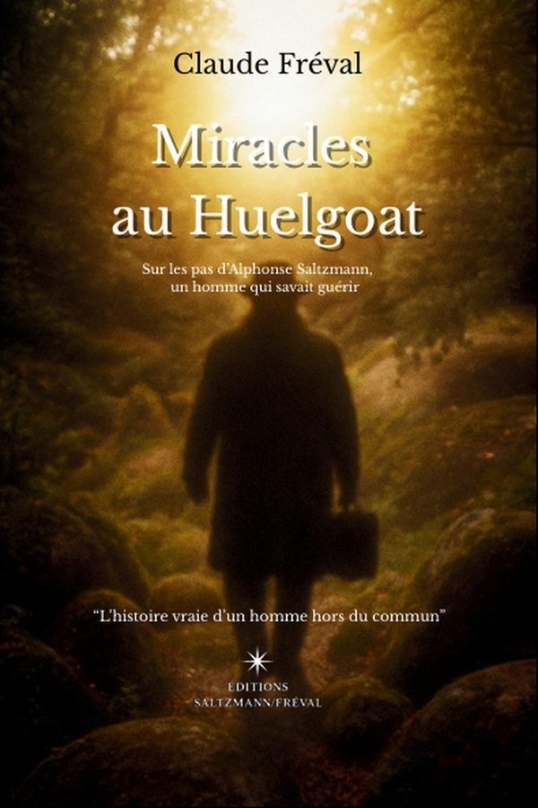 Couverture du livre « Miracles au Huelgoat : Sur les pas d'Alphonse Saltzmann, un homme qui savait guérir », librairie Les Contes Infusés à Corte