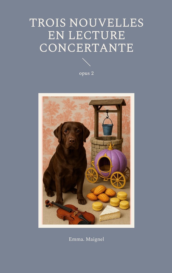 Couverture du livre « Trois nouvelles en lecture concertante » de Emma Maignel, librairie Les Contes Infusés à Corte