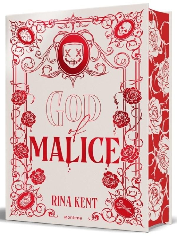Couverture du livre « LEGADO DE DIOSES - GOD OF MALICE (EDICION ESPECIAL CANTOS PINTADOS) / GOD OF MALICE (SPECIAL EDITION » de Rina Kent, librairie Les Contes Infusés à Corte