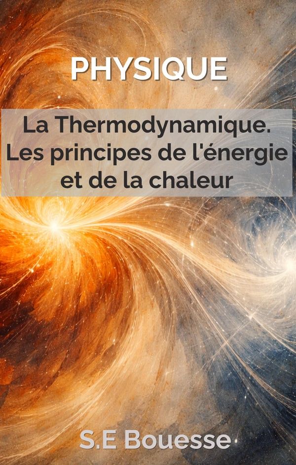 Couverture du livre « PHYSIQUE : LA THERMODYNAMIQUE.LES PRINCIPES DE L'ENERGIE ET DE LA CHALEUR » de Bouesse S.E, librairie Les Contes Infusés à Corte
