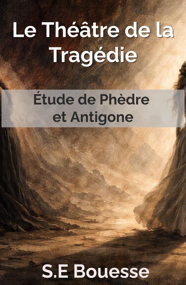 Couverture du livre « LE THEATRE DE LA TRAGEDIE. ETUDE DE PHEDRE ET ANTIGONE » de Bouesse S.E, librairie Les Contes Infusés à Corte
