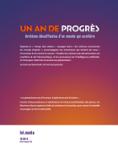 Quatrième de couverture de « Un an de progrès : archives décoiffantes d'un monde qui accélère »
