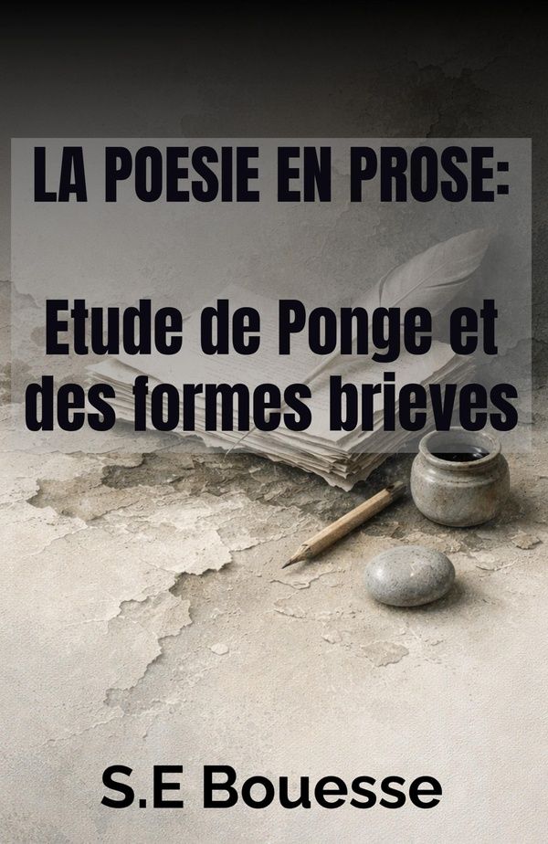 Couverture du livre « LA POESIE EN PROSE: ETUDE DE PONGE ET DES FORMES BREVES » de Bouesse S.E, librairie Les Contes Infusés à Corte