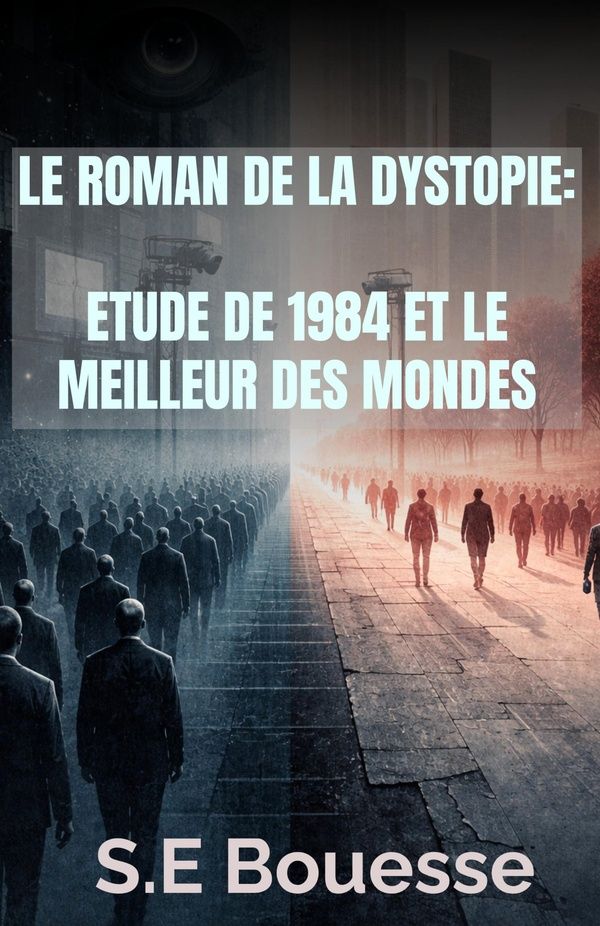 Couverture du livre « LE ROMAN DE LA DYSTOPIE. ETUDE DE 1984 ET LE MEILLEUR DES MONDES » de Bouesse S.E, librairie Les Contes Infusés à Corte