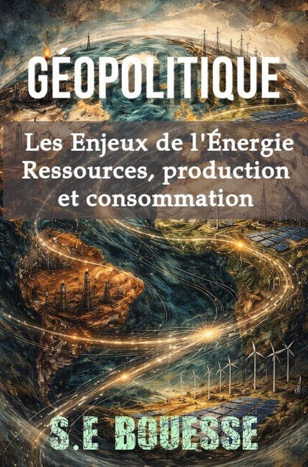 Couverture du livre « GEOPOLITIQUE : LES ENJEUX DE L'ENERGIE RESSOURCES, PRODUCTION ET CONSOMMATION » de Bouesse S.E, librairie Les Contes Infusés à Corte