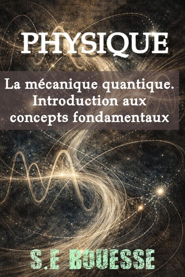 Couverture du livre « PHYSIQUE : LA MECANIQUE QUANTIQUE.INTRODUCTION AUX CONCEPTS FONDAMENTAUX » de Bouesse S.E, librairie Les Contes Infusés à Corte