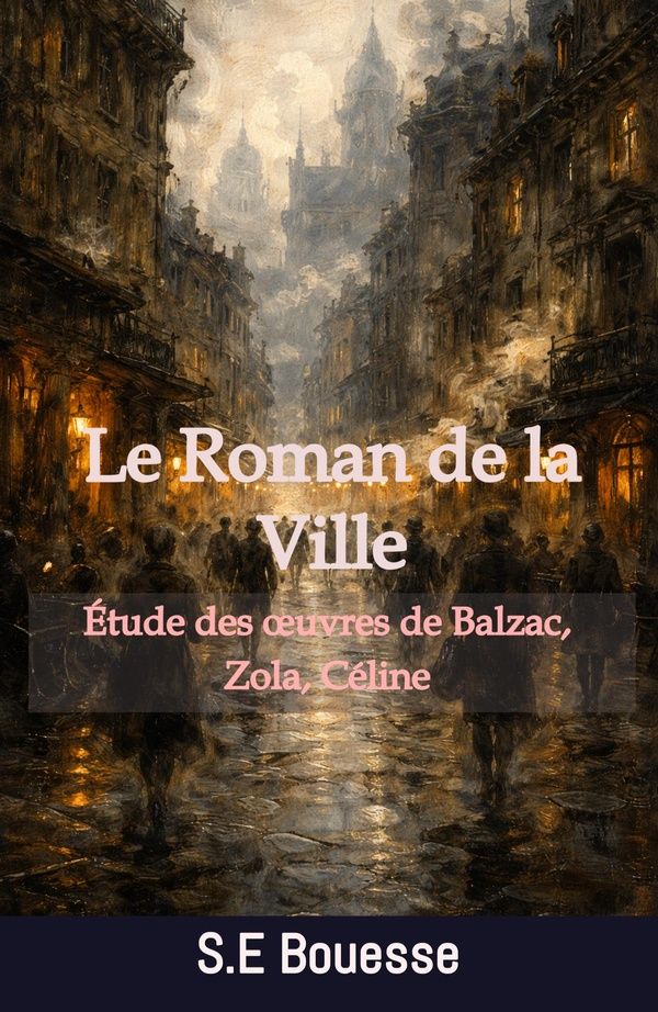 Couverture du livre « LE ROMAN DE LA VILLE. ETUDE DES OEUVRES DE BALZAC, ZOLA, CELINE » de Bouesse S.E, librairie Les Contes Infusés à Corte