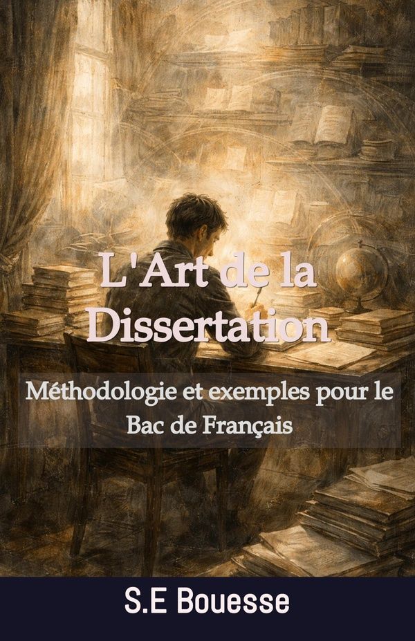 Couverture du livre « L'ART DE LA DISSERTATION. METHODOLOGIE ET EXEMPLES POUR LE BAC DE FRANCAIS » de Bouesse S.E, librairie Les Contes Infusés à Corte