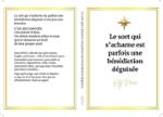 Couverture du livre « Le sort qui s'acharne est parfois une bénédiction déguisée » de Katy Nérée, librairie Les Contes Infusés à Corte