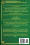 Quatrième de couverture de « Society under control : 50 laws one think = one law »