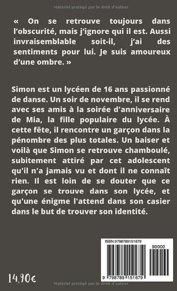 Quatrième de couverture de « AMOUREUX D'UNE OMBRE »
