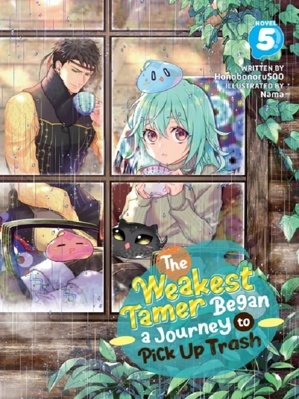 Couverture du livre « THE WEAKEST TAMER BEGAN A JOURNEY TO PICK UP TRASH (LIGHT NOVEL) VOL. 5 », librairie Les Contes Infusés à Corte