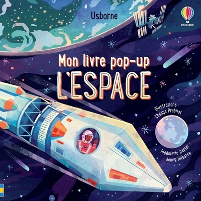 Couverture du livre « L'ESPACE - MON LIVRE POP-UP », librairie Les Contes Infusés à Corte