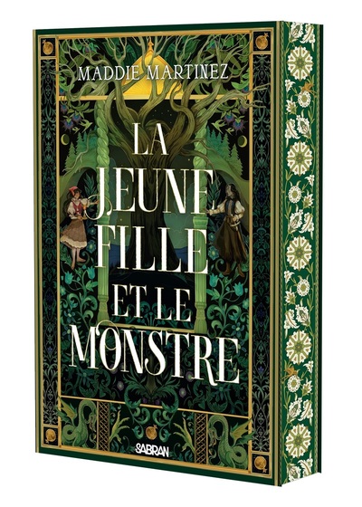 Couverture du livre « LA JEUNE FILLE ET LE MONSTRE (BROCHE) » de Maddie Martinez, librairie Les Contes Infusés à Corte