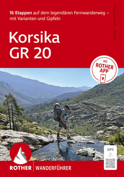 Couverture du livre « KORSIKA - GR20 (ALL) » de W. Et K. Hausmann, librairie Les Contes Infusés à Corte