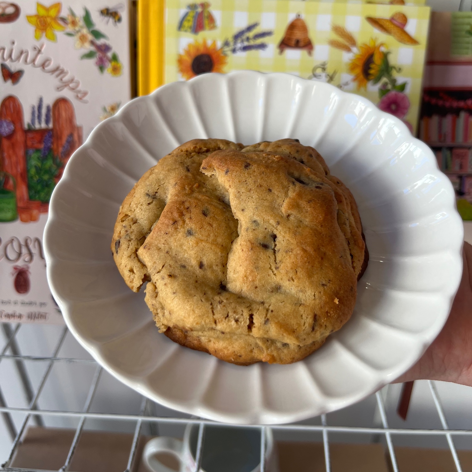 Cookie coeur fondant, carte du café Les Contes Infusés à Corte
