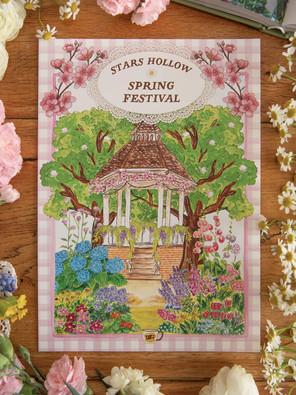 Affiche Stars Hollow Spring Festival — Les Contes Infusés, Corte